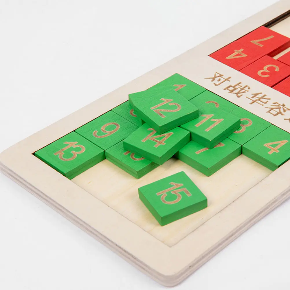 

Number Slide Puzzle Math Educational Parent-Child Interactive Cognition Training Logical Thinking Development Kids Iq Game