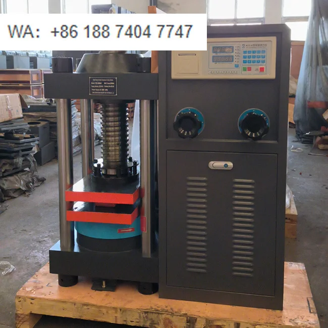 Concrete Compressive Strength test Machine 2000 Kn Concrete Testing Compress test