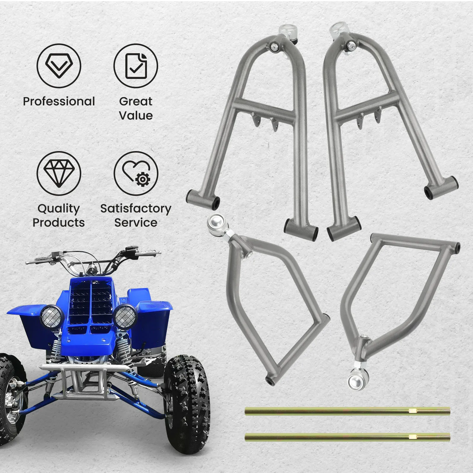 Regulowany wahacz zawieszenia do Yamaha Banshee 350 przednie ramiona A 1990-2006