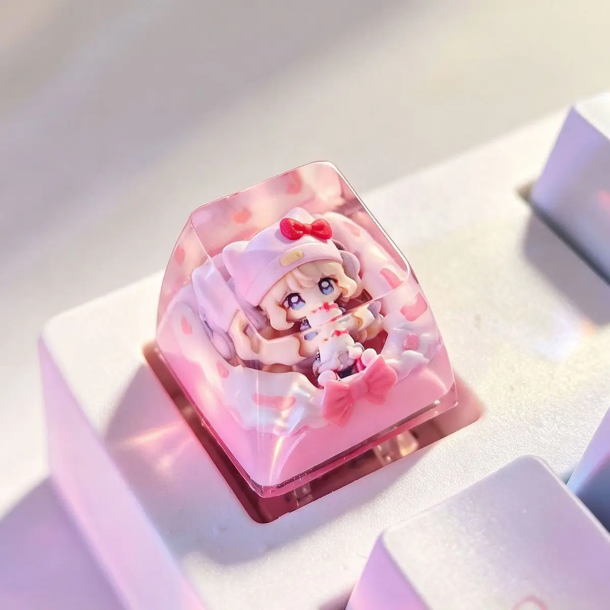 Overwatch Juno Kiriko Anime Cosplay Tastenkappen Profil Mechanische Tastatur Anime Tastenkappen Geburtstagsgeschenk