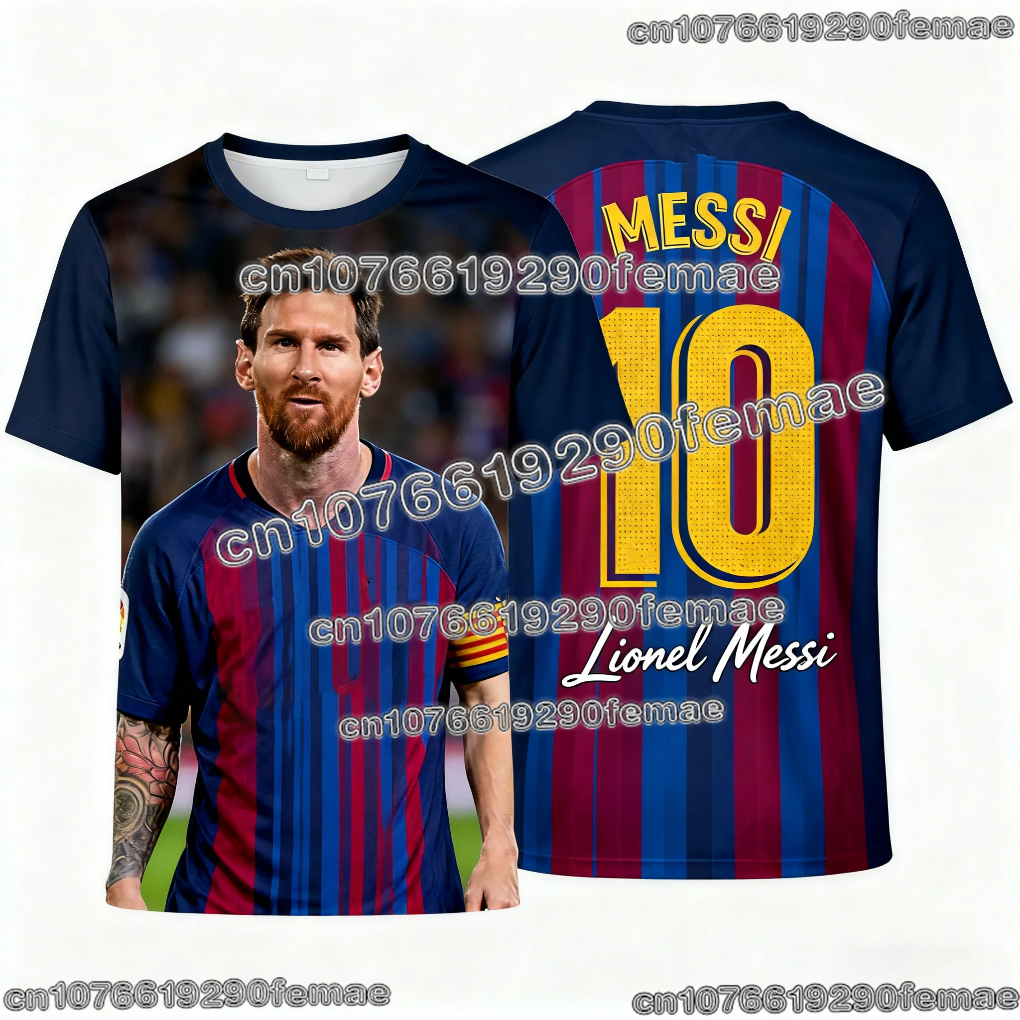 ميسي سوبر ستار جرافيك طباعة كرة القدم تي شيرت 2026 الصيف الرجال الموضة التذكارية جيرسي نمط سترة رياضية غير رسمية