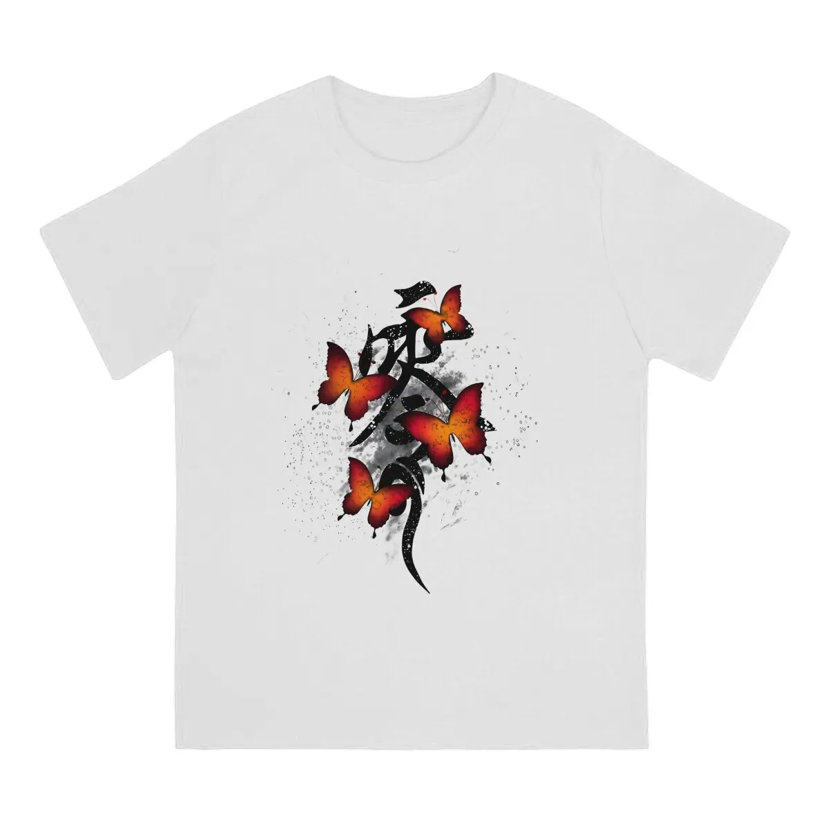 Fatal Frame Men's TShirt Crimson Butterflies Individuality T Shirt Harajuku Streetwear New Trend