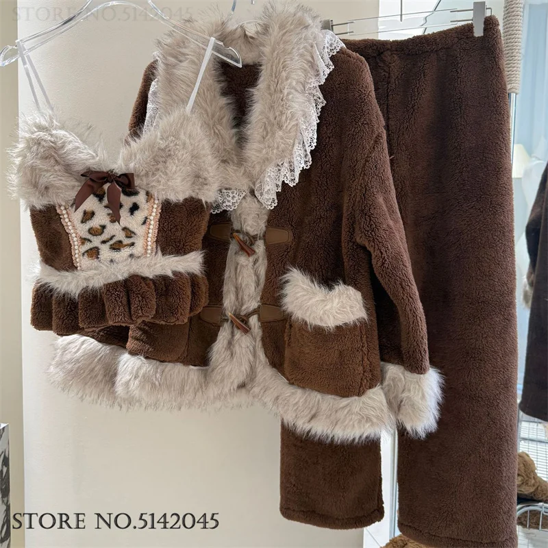 pijamas-sexis-de-lana-coral-para-mujer-conjunto-de-3-uds-ropa-de-dormir-lenceria-otono-invierno-nuevo-pijamas-de-franela-traje-ropa-de-descanso-ropa-de-casa-holgada