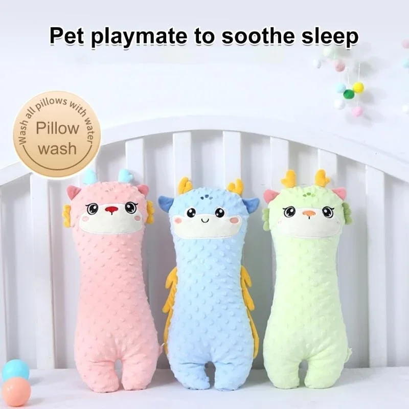 

Мягкая детская подушка с милым рисунком дракона, подушка для сна, удобная всесезонная подушка, успокаивающая подушка