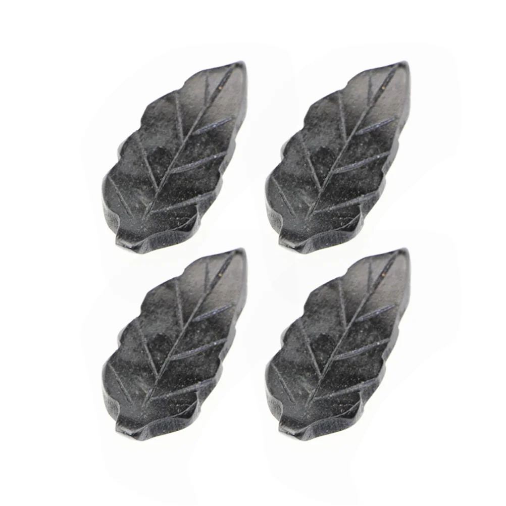 

4pcs Wooden Leaf Shaped Chopstick Holder For Tableware Home Kitchen Decor Gift Idea Chopstick Rest Wood