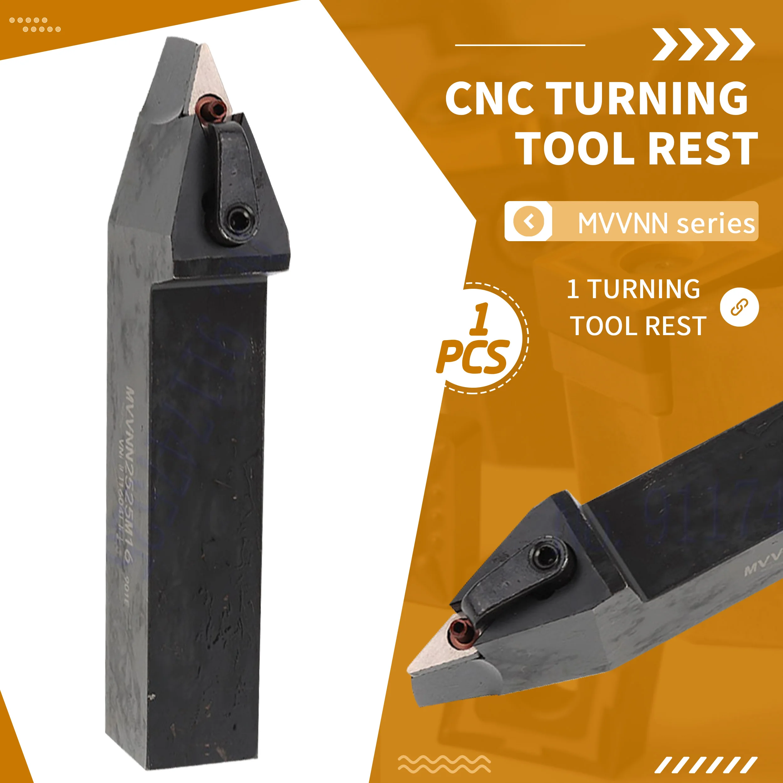 حامل أداة تحول خارجي MVVNN1616H16 MVVNN2020K16 MVVNN2525M16 MVVNN ، أدوات قطع المخرطة CNC ، مقاوم للتآكل ، متين