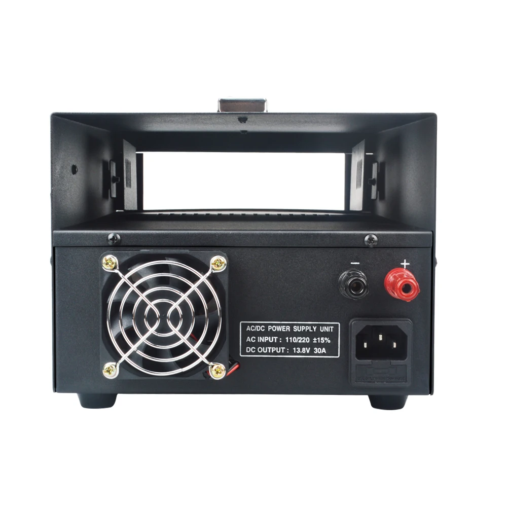 Metal box with power supply 13.8V 30A maximum, cooling fans, handle for kenwood TK868 TK868G,Yaesu FT-1907 FT-7900 MOBILE RADIO