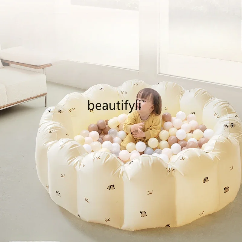 Ocean Ball Pool เด็กในร่มของเล่นน้ําในครัวเรือนสระว่ายน้ํา Inflatable Castle Paradise