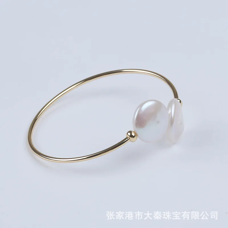 

Браслет Регулируемая натуральная пресноводная пуговица из бисера Ювелирные изделия