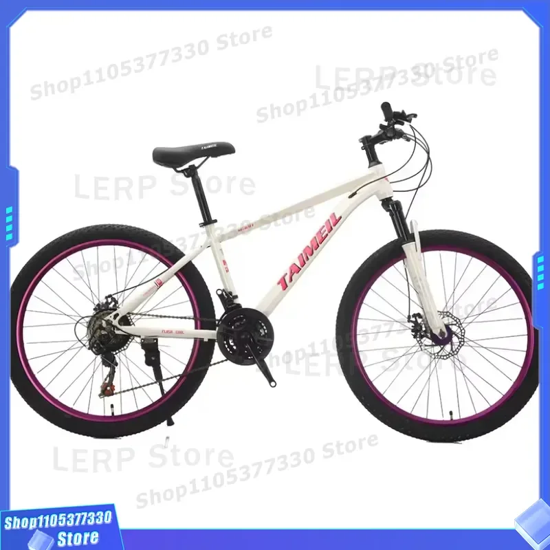 26 Inch 27.5 Inch High Carbon Steel Mountain Bike 21 Speed Disc Brake MTB Bicycle For Men Women Outdoor Cycling Hot Sale Item