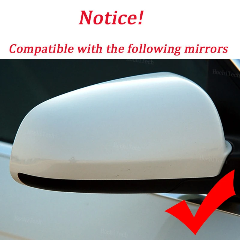 Carbon pattern Side Wing Mirror Caps For Audi A3 S3 8P A4 S4 B6 B7 8E 8H A6 S6 C6 4F Pre-facelift Replacement covers - view 6