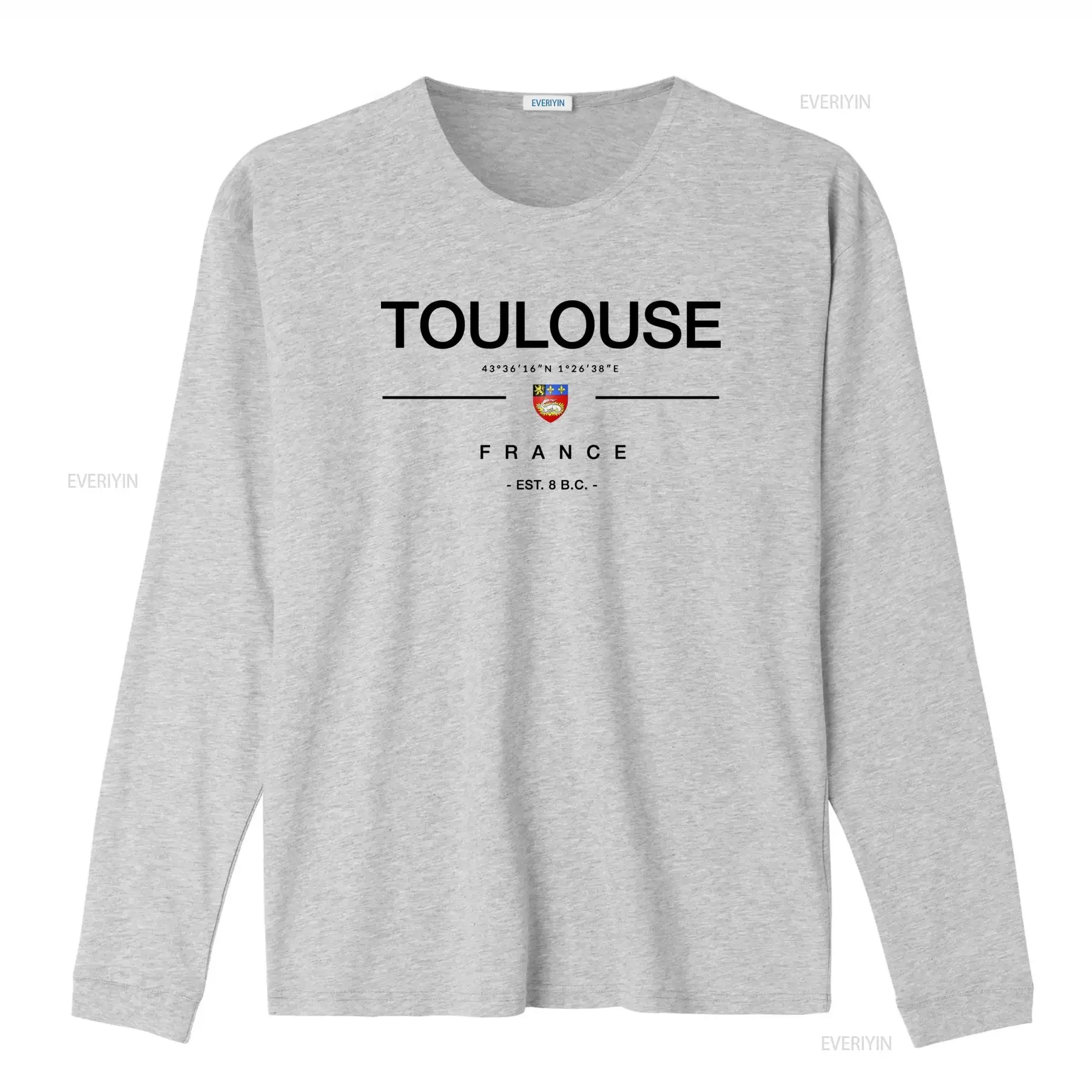 Toulouse France Souvenir T Shirt Perfect for Travel Fans Est 8 B C Design vintage Washed designer clothes Unisex graphic - view 4