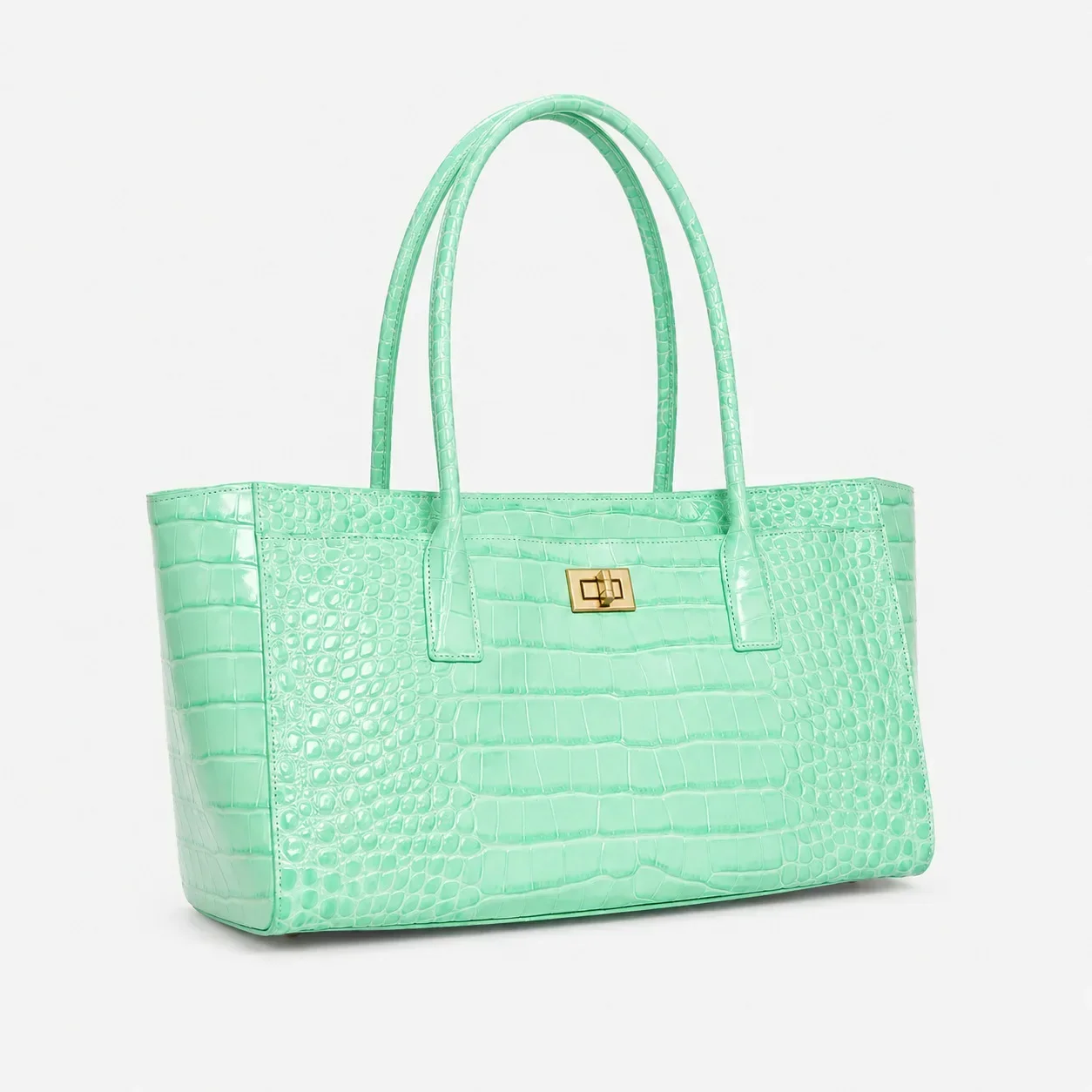 Vintage Alligator-Handtasche mit großem Fassungsvermögen, Designer-Damenhandtaschen, luxuriöse PU-Leder-Damenhandtasche, hochwertige Pendler-Taschen 2026 – Detail 9