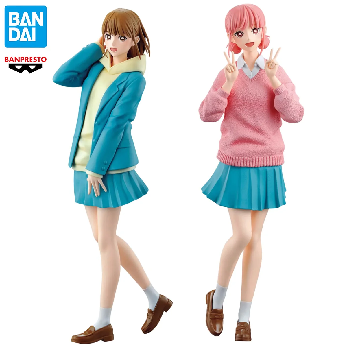 

In Stock BANDAI BANPRESTO Anime Blue Box Hina Chono Chinatsu Kano FIGURE Uniform Ver Pvc Action Figures Model Toys Gifts