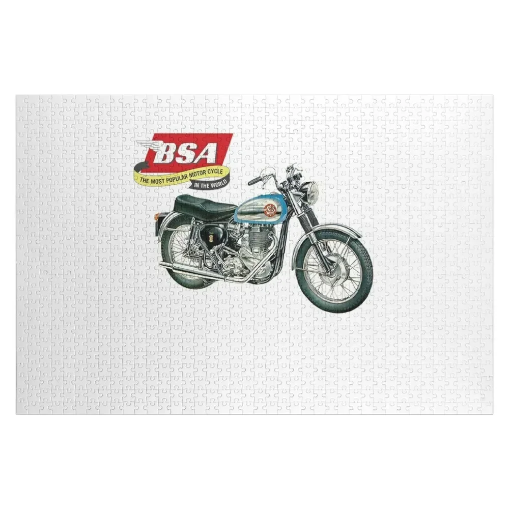 

BSA Motorcycle Jigsaw Puzzle Personalized Kids Gifts Personalized Gift Married Puzzle