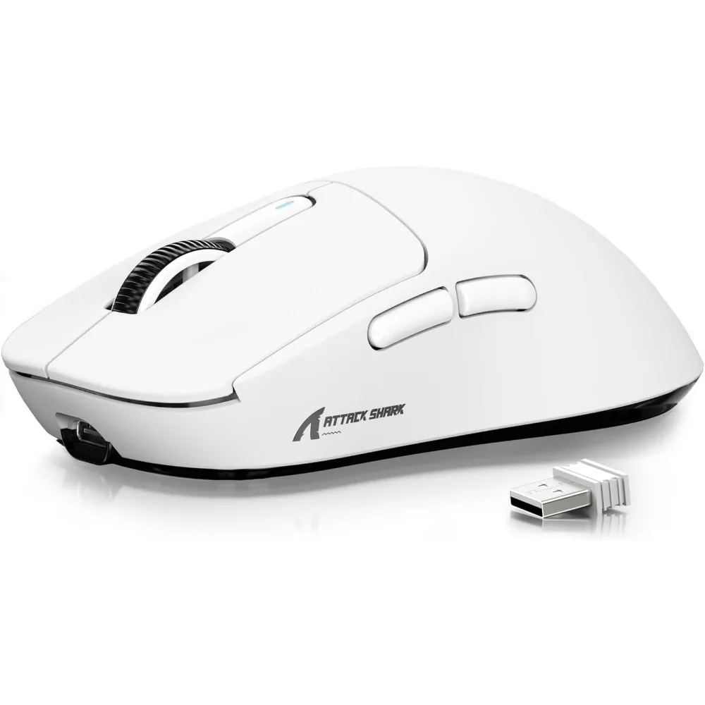 Ultralight Wireless Gaming Mouse, 49g Ergonomic Design, 26K DPI Sensor, 200h Battery, Programmable Buttons for PC/Laptop/Mac