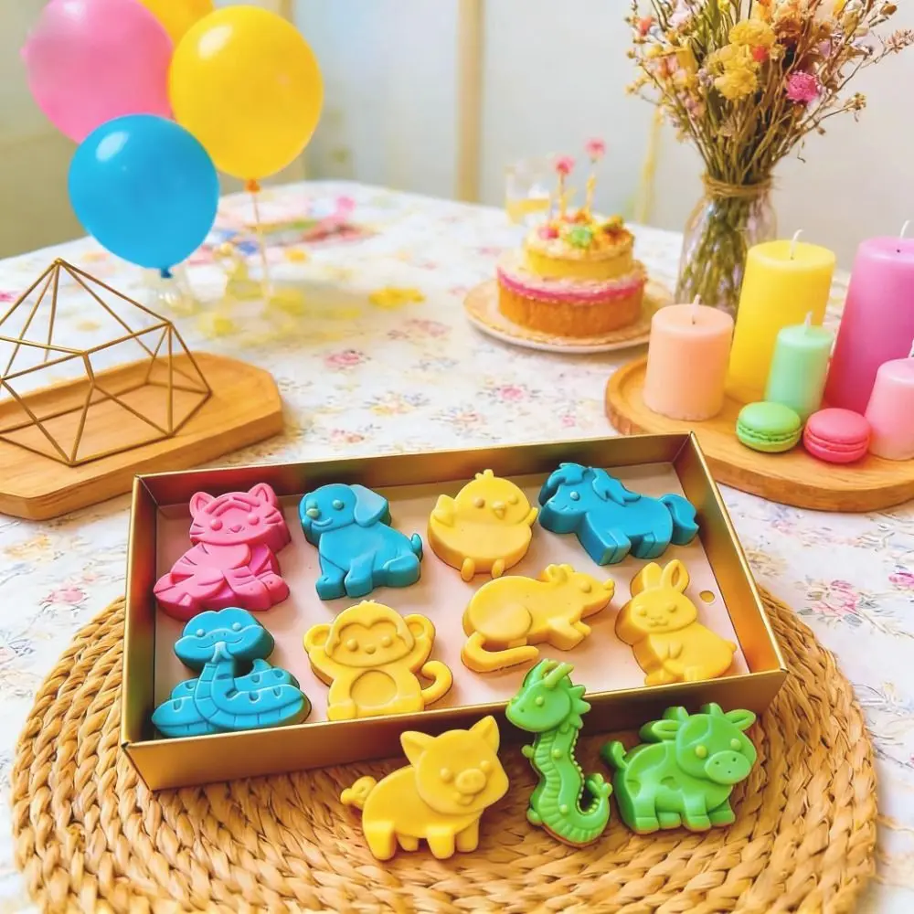 Animal Shaped Mousse Cake Mold 12 Options Flexible Chocolate Dessert Mold Reusable Non-Stick Baking Mould Baking Tools