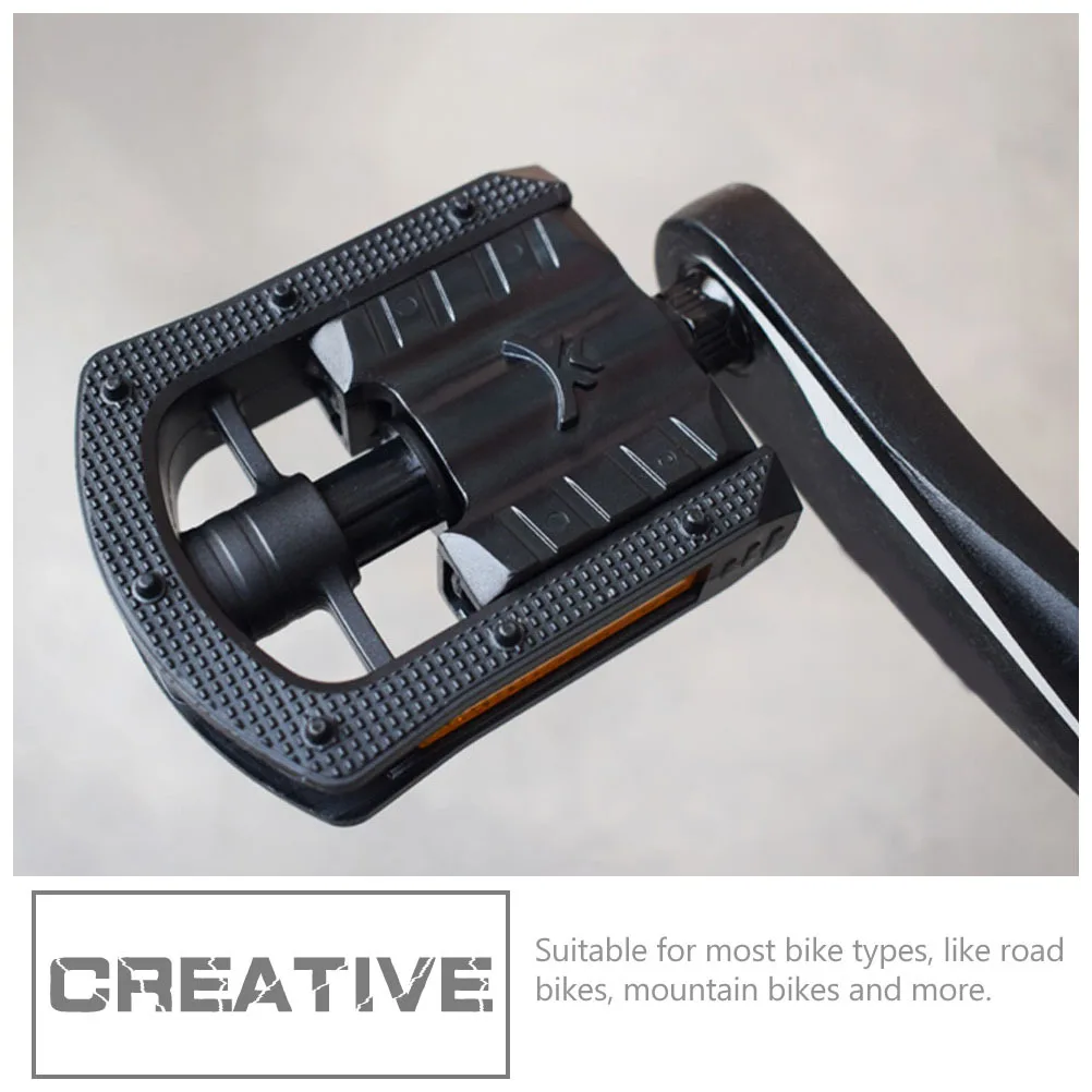 

1Pair Bike Flat Pedals Aluminum Alloy Foldable Non Slip Replacement Accessory for Mountain Road Bikes Commuting Kids