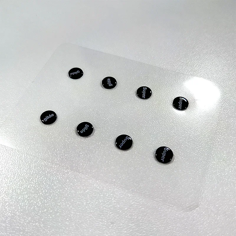 1 Pack Glass  DIY Universal Dots Mouse Feet Pads Sticker for Gaming Mouse Anti-Slip Pad