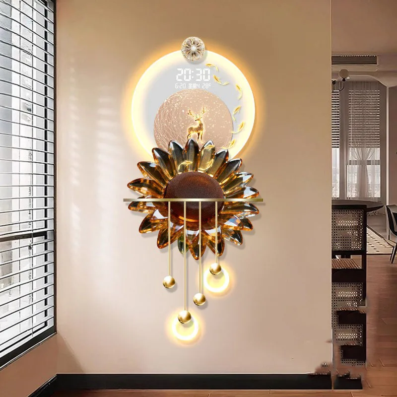 Xenomorph Aesthetic Wall Clocks Nordic Art Silent Vintage Luxury Led Wall Clocks Design Fashion Saati Living Room Decoration