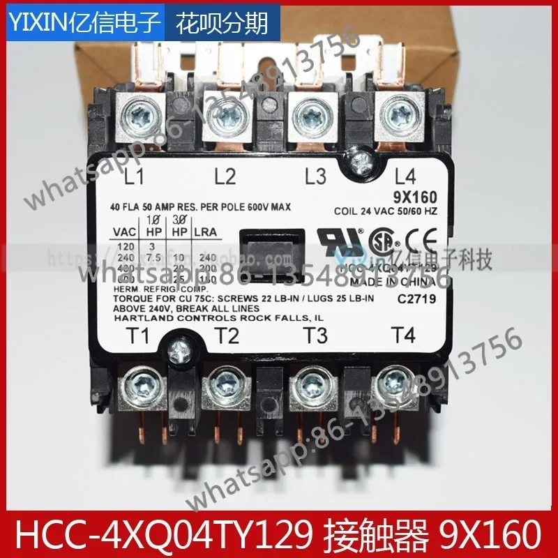 9X160 HCC-4XQ04YT129 American four-pole AC contactor cutting machine for 60A 80A
