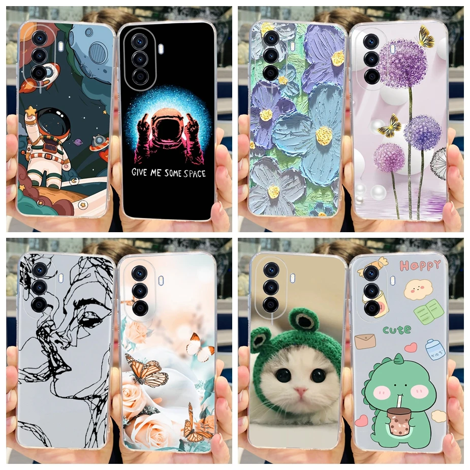 For Huawei Nova Y70 Plus Case MGA-LX9 New Fashion Painted Cover Soft Slim Phone Case For Huawei Nova Y70 Y 70 NovaY70 Coque Capa