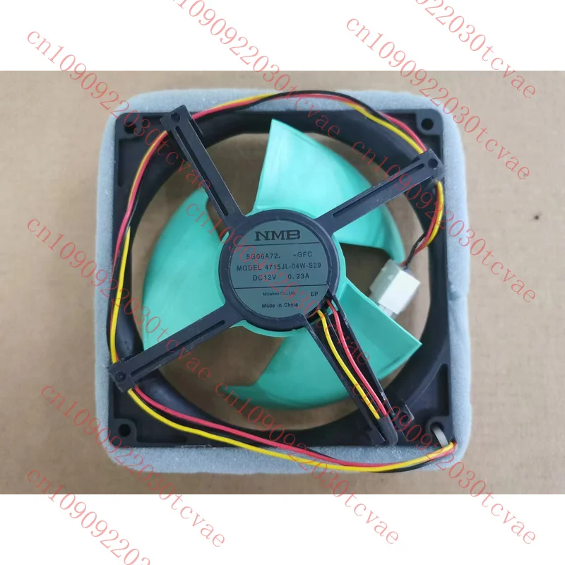 

For NMB 4715JL-04W-S29 6A12A72-QF7 Refrigerator cooling fan DC12V 0.23A