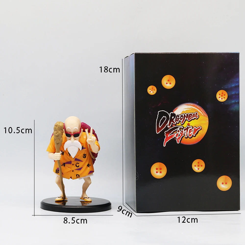 Dragon Ball Z Anime Figure Fashion Style Version Master Roshi Kame Sennin PVC Collection Decoration Action Figurine Toy Kid Gift