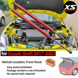 Амортизаторы капота для Suzuki Swift Sports ZC33S 2017-2023 Swift A2L, модификация капота, поддержка подъема, стойки, пружина газа, амортизаторы, поршневые стержни