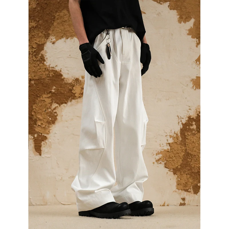 Men Women Streetwear Fashion Hip Hop Loose Casual Straight Cargo Pants Cityboy Girl Long Trousers Pants for Man