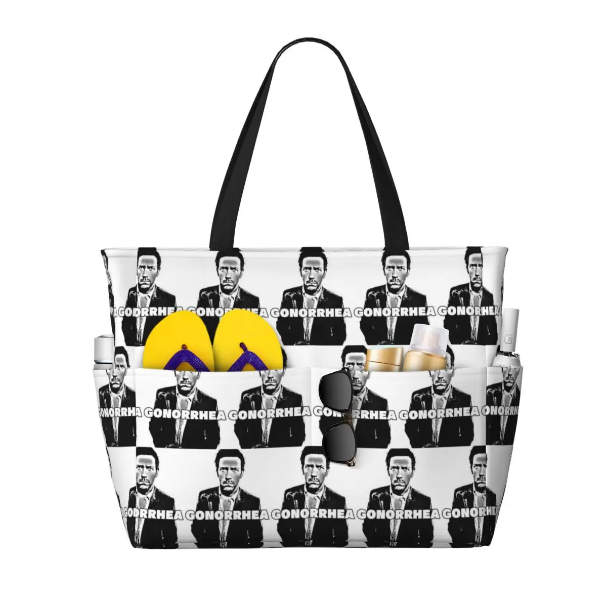 

House MD Beach Tote Bag Sport Gym Yoga Duffle Large Tote Bag Women Travel Bag Fitness bag