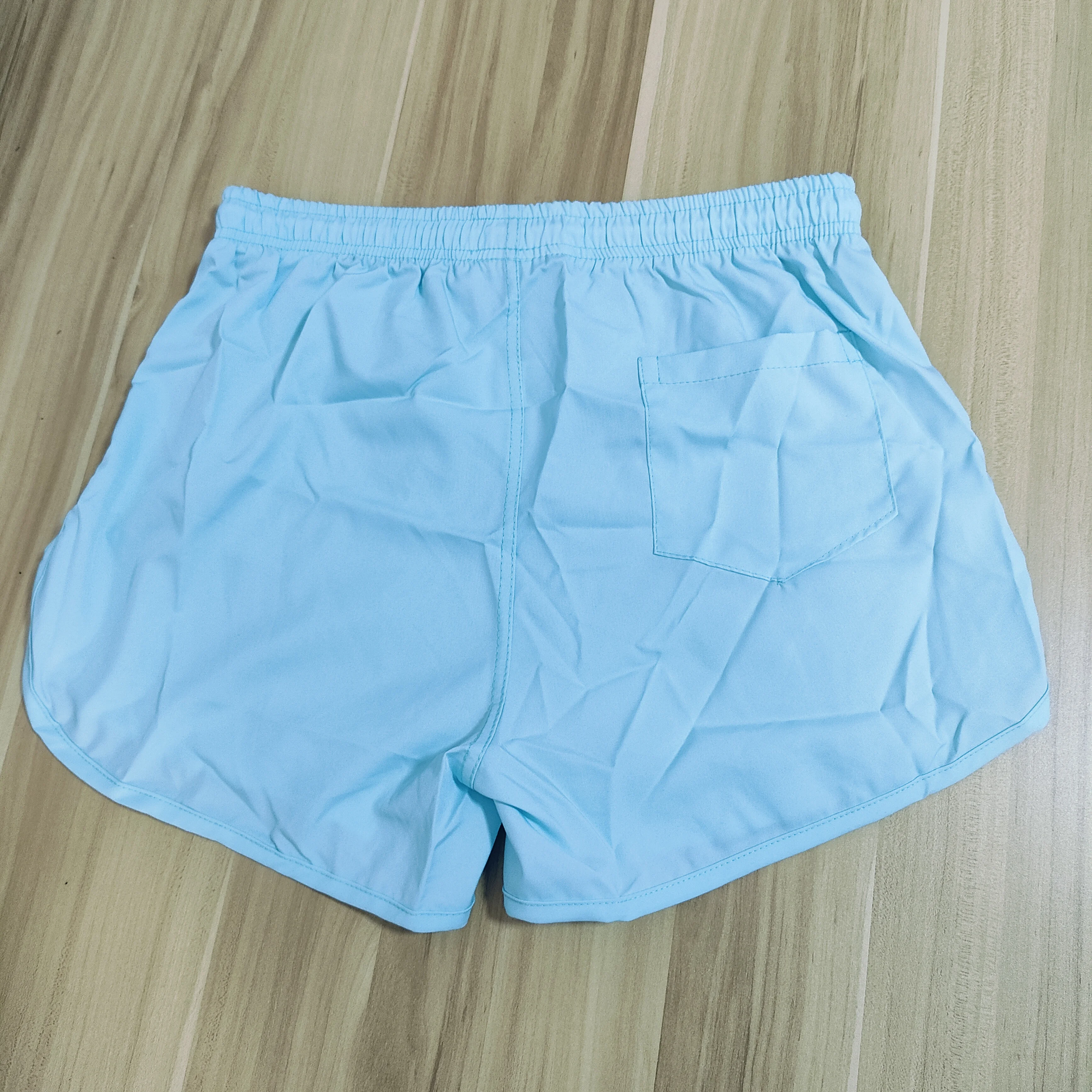 Summer Light Weight Running Shorts Ultra Short Single Layer Sportswear Gym Stretch Waist Quick-Drying Breathable Bottoms Men