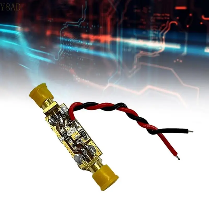 Y8AD WideBand Amplifier RF Amplifier Module Amplifier Board Module Broadband BiasTee 10MHz-6GH SMAThread High Frequency