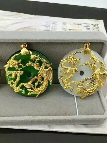 European Currency Plated Vietnamese Sand Gold Super Large Guan Gong Necklace Pendant Imitation Gold Pendant Jewelry