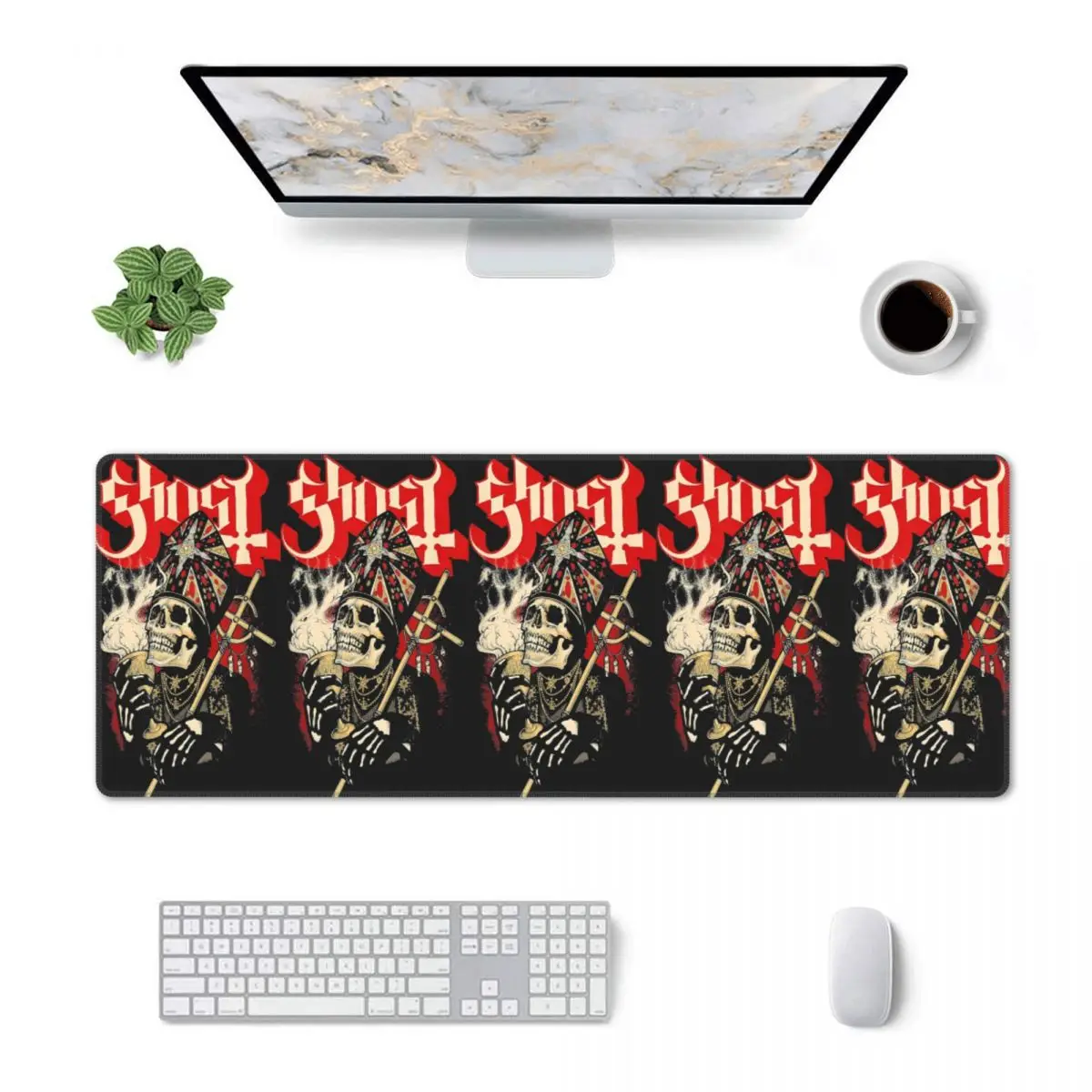 Large Mouse Pad Swedish Rock Band Horror Ghost Gamer PC Laptop Mats Keyboard Carpet Computer Gaming Office Accessories Desk Mat