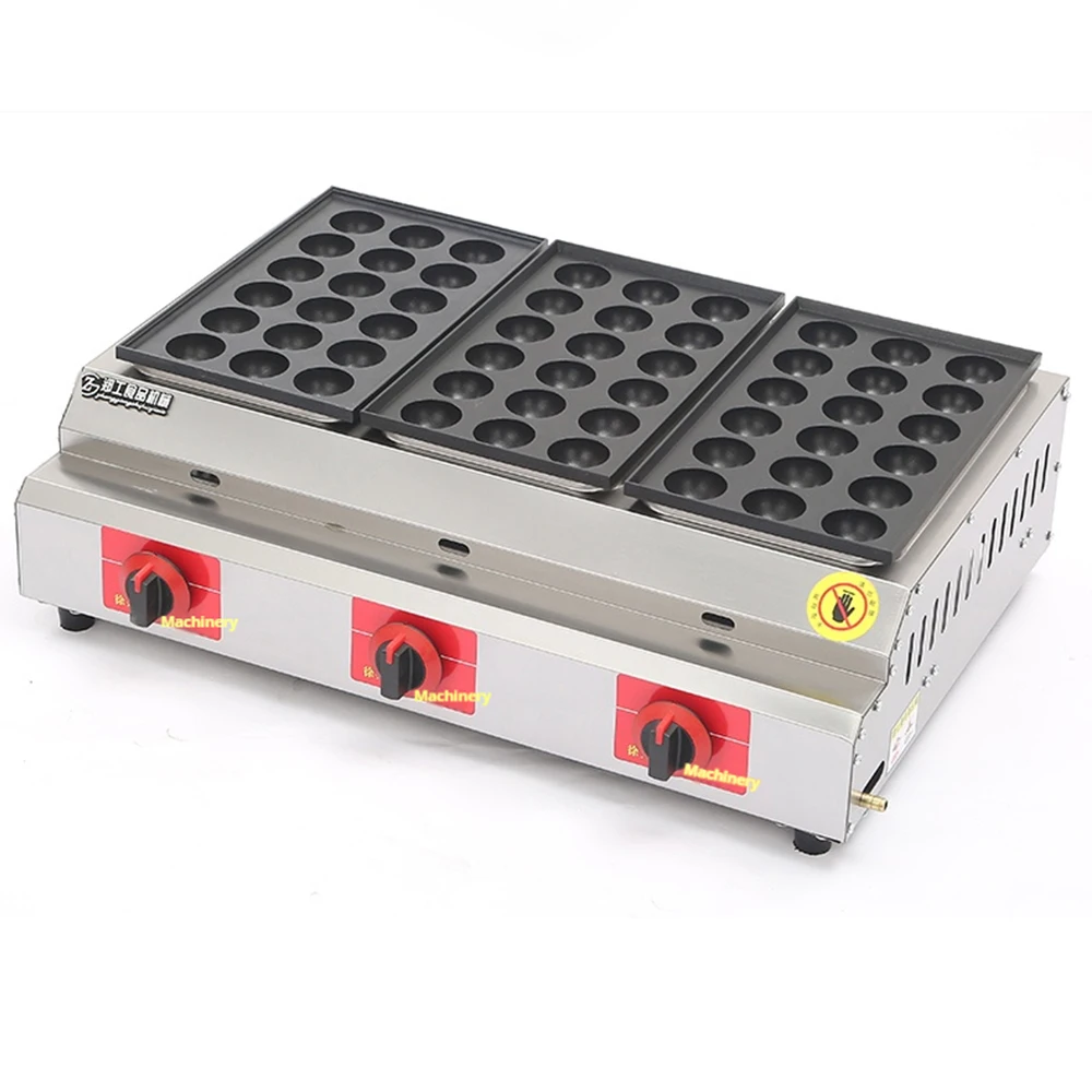 Stainless Steel Electric Fishball Machine Takoyaki Maker Takoyaki Making Machine High Quality Gas Ball Takoyaki Machine
