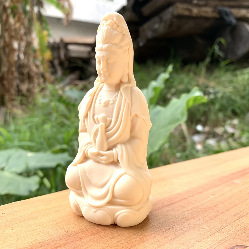 1個入り 3.9インチ 観音仏像飾り、芸術的なスタイル、休日 - Resin Artist のレビューと価格