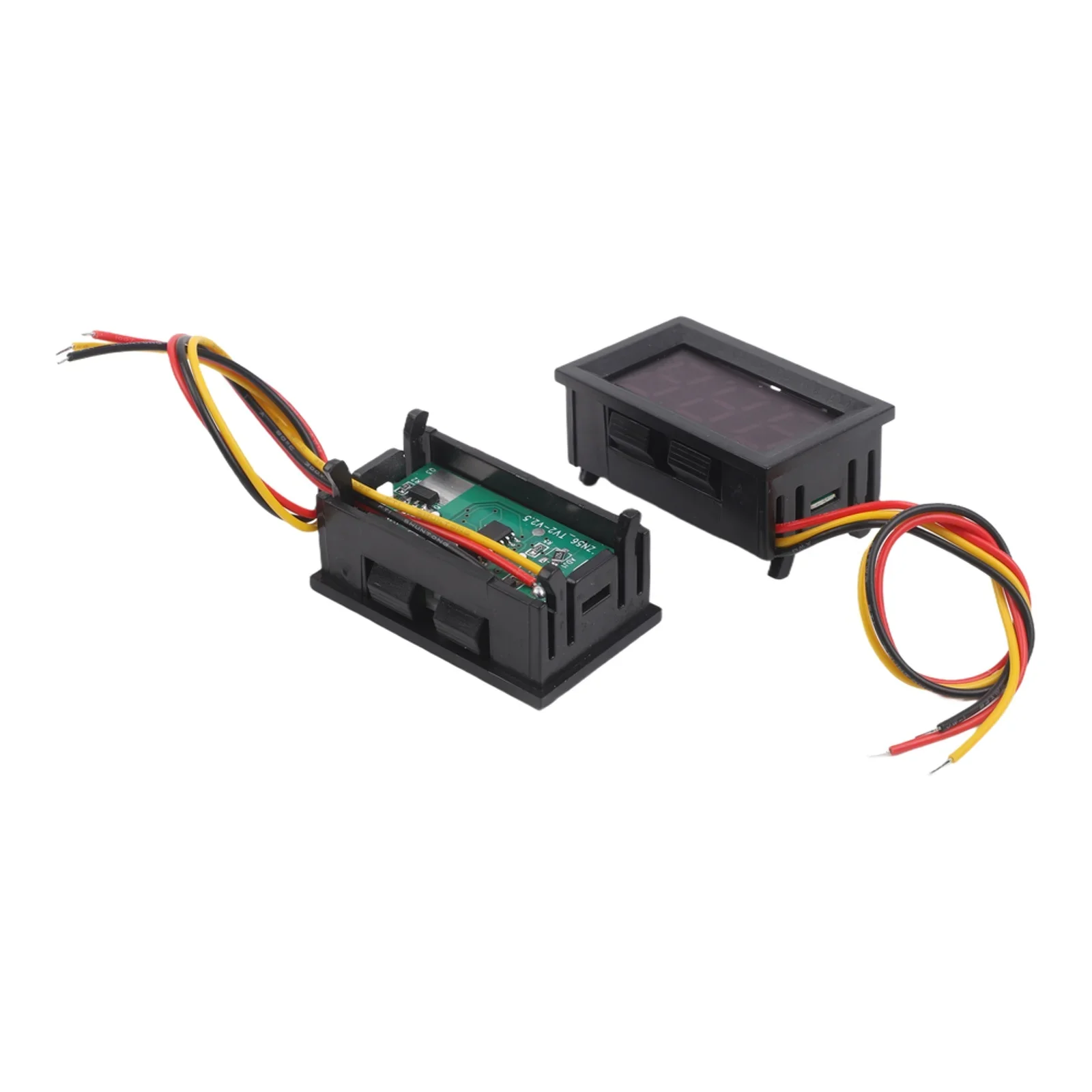 3 Wire Voltmeter DC Voltage Meter Battery Testing Stable Operation Voltmeter Battery Tester Display Mode LED Digital Tube