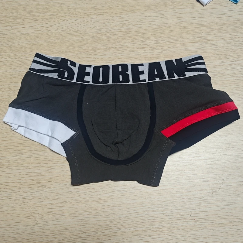 2026New men's underwear, men's cotton boxers, multi-color color matching men's underwear manufacturer 10201