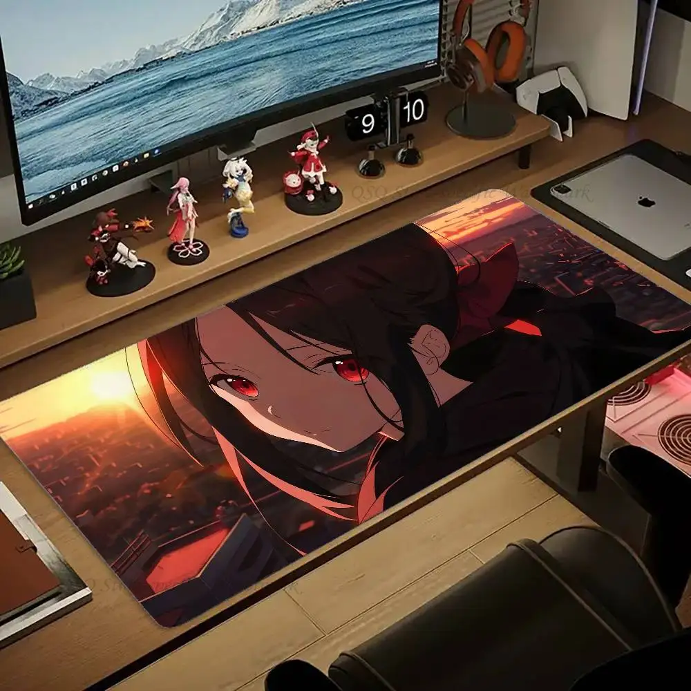 Shinomiya Kaguya anime Kaguya sama Love War Mousepad Non-slip Suitable For Office Computers Laptops E-sports Game Desk Mats XXL