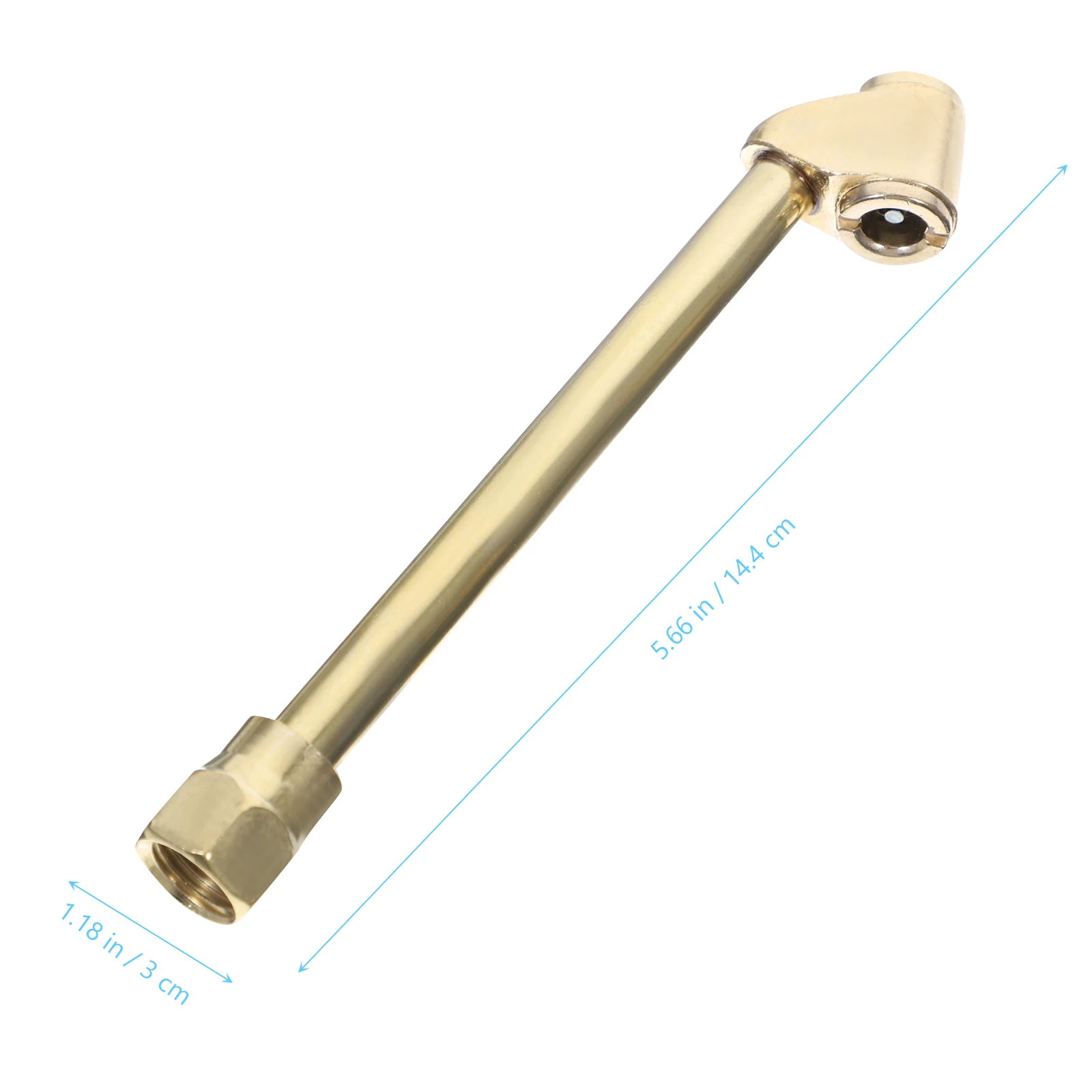 

4 Pieces Air Chuck Set Tire Inflator Nozzle Compressor Attachment Brass Quick Connect Ball Chuck Valve Adapter Truck Bus