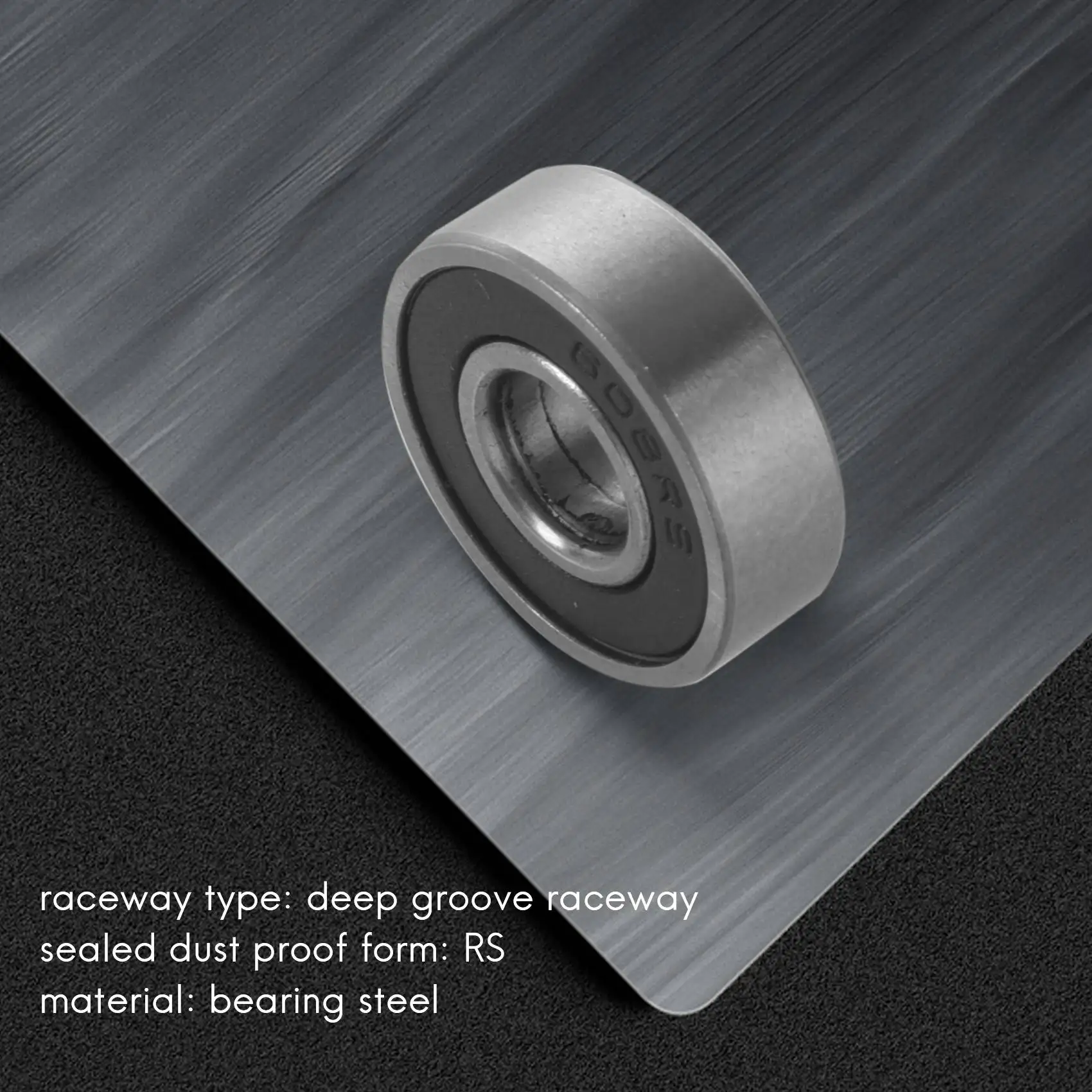 【뜨거운 판매! 】10pcs 고성능 8x22x7mm 볼 베어링 608-2RS 608RS Z R-228HH