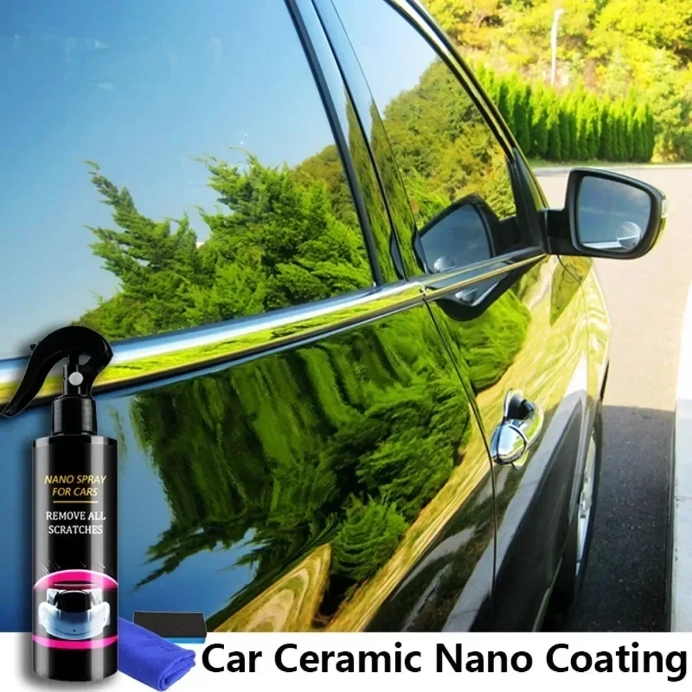 

Car Nano Ceramic Wax Coating Spray Crystal Polishing Liquid High Protection Hydrophobic Coat Scratch Repair Car Detailing