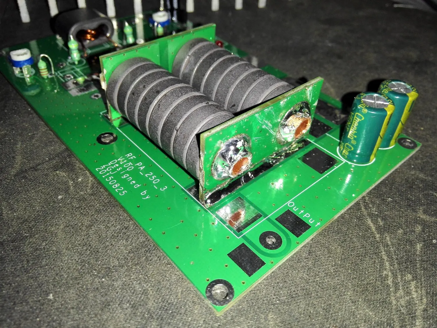 Imagem -02 - Linear Amador de Alta Frequência Amplificador de Potência rf Faça Você Mesmo Kits Estação de Rádio fm para Ssb cw Transceiver Intercom Ham 180w 315mhz hf