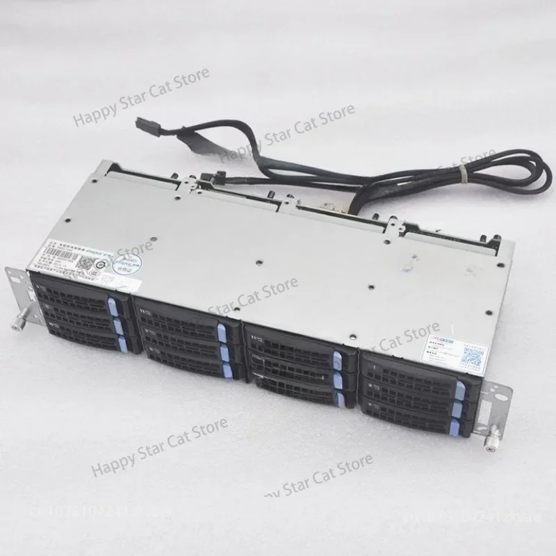 

12-Disk 3.5-inch 6Gb hard disk cage 12Gb storage NAS CDN hot-swappable SAS series chassis