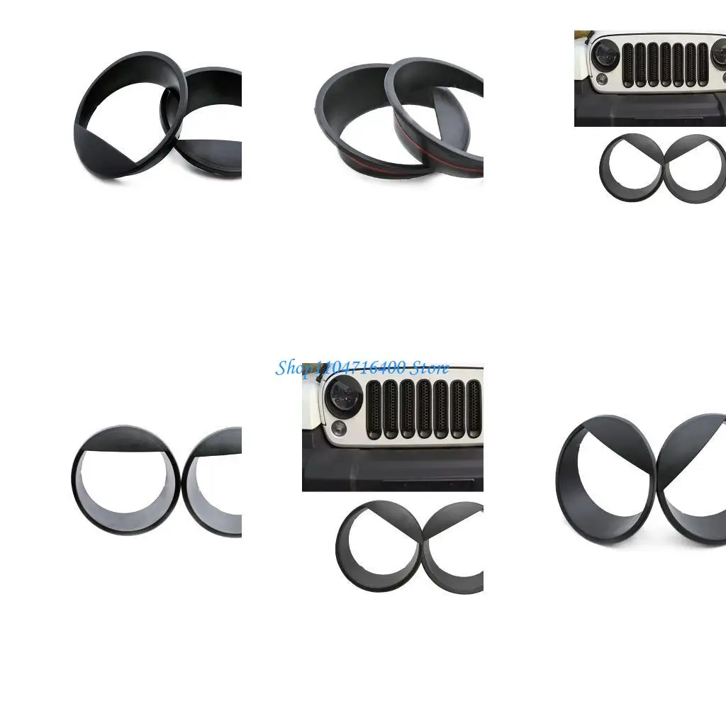 

y1gd 2 шт. передний индикатор автомобиля налобный фонарь пластик для защитной крышки корпуса