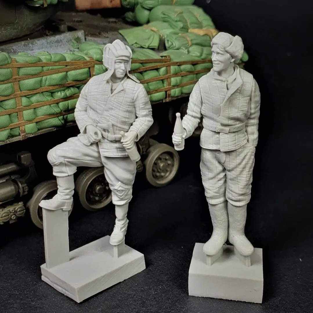 

1/35 фигурка модели из смолы GK, несобранный и Неокрашенный комплект