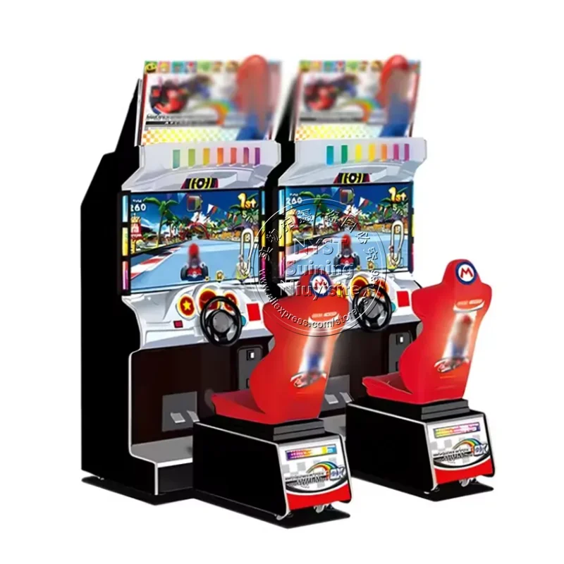 Mario Kart Adults Driving Car Racing Video Game Console Coin Operated Shopping Malls Simulator Amusement Center Arcade Machine