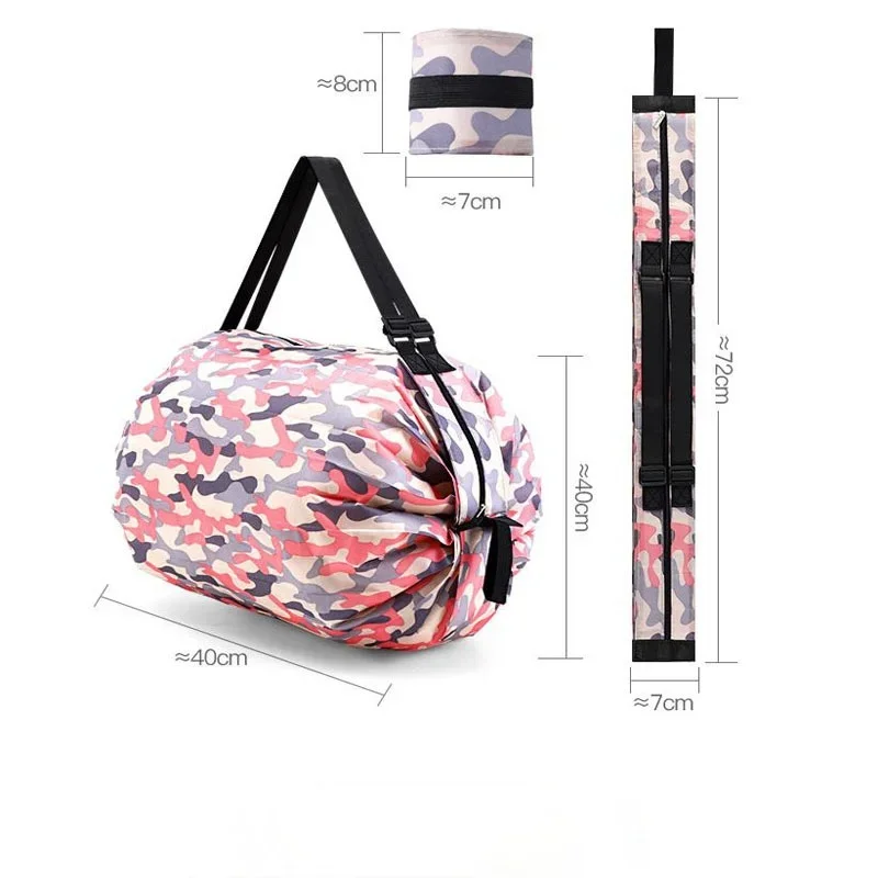 Foldable Shopping Bag Waterproof Outdoor Travel Storage Bags Large-capacity Portable Beach Bag supermarket Grocery Bag sac сумка