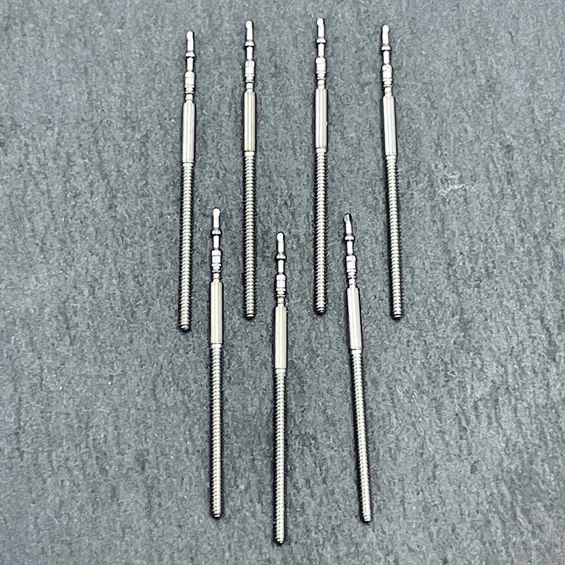 4/10PCS GM00 GM10 Watch Crown Stem Stainless Steel Stem Replacement Fit for GM00 GM10 Quartz Movement Watch Spare Parts